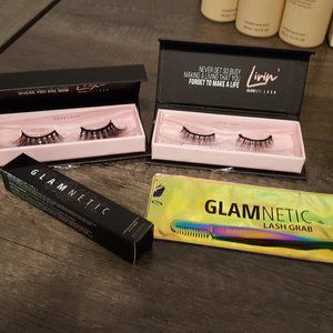 Glamnetic Magnetic Lashes - Luxe + Livin' & Lash Grab & Magnetic Eyeliner